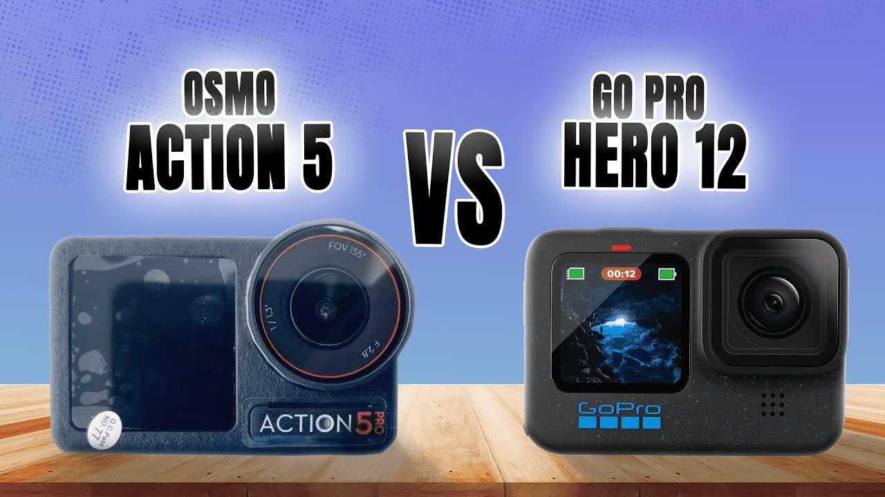 So sánh hình ảnh Action 5 vs GoPro Hero 12